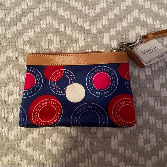 Coach Polka Dot Wristlet - Picture 2 of 4
